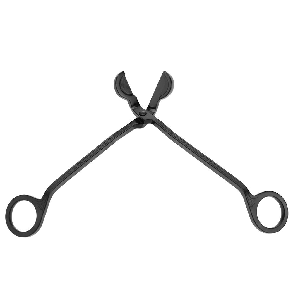 Fashion Plating Stainless Steel Candle Heart Clip Wick Trimmer Scissors Tool(black)