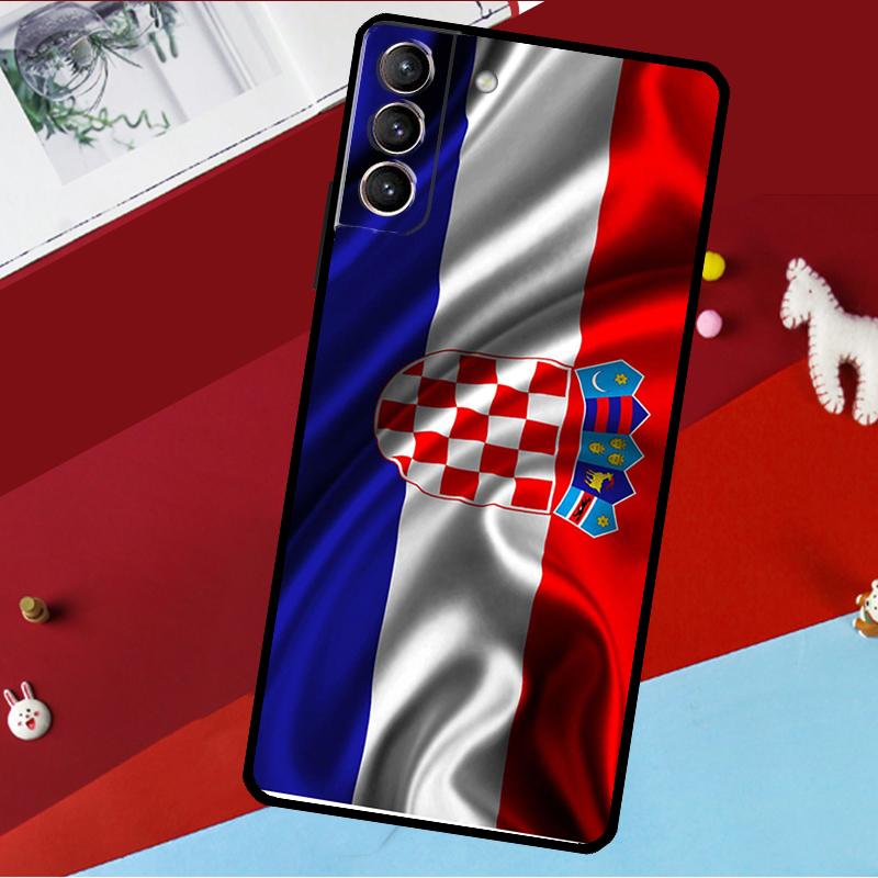 Croatia Flag Funda For Samsung Galaxy S26 S25 S24 S22 S23 Ultra Plus S20 S21 FE S9 S10 S25 FE Phone Case