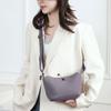 Solid Color Nylon Messenger Bag Korean Style Large Capacity Canvas Crossbody Bag Dumpling Shape Light Weight Single Shoulder Bag