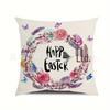 Popular Easter Cartoon Rabbit Sofa Cushion Cover for Home Decoration