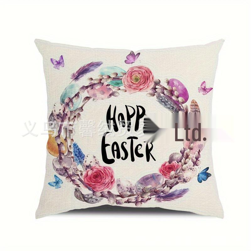 Popular Easter Cartoon Rabbit Sofa Cushion Cover for Home Decoration