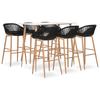 7-piece Bar Set and Black