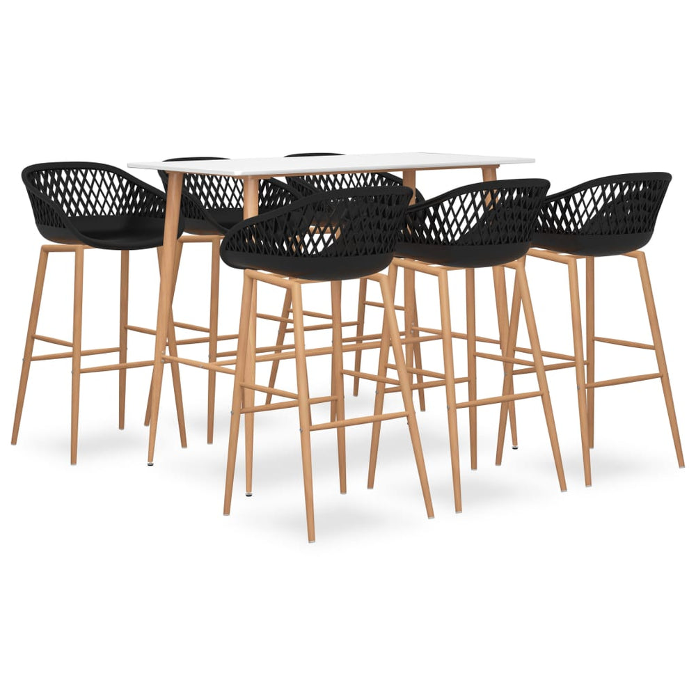 7-piece Bar Set and Black