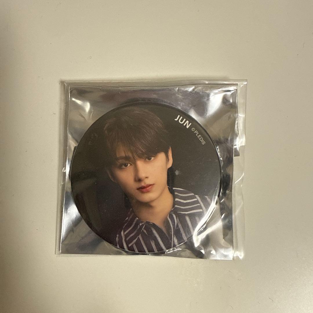 [USED] Seventeen Jun HMV Can Badge Bonus an ode JUN
