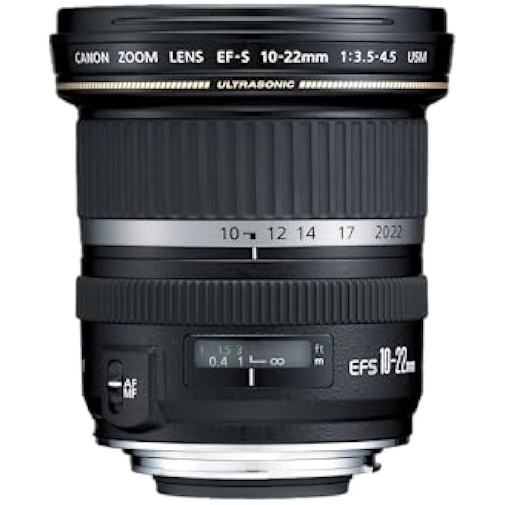 Canon Ultra Wide Angle Zoom Lens EF-S10-22mm F3.5-4.5 USM APS-C Compatible