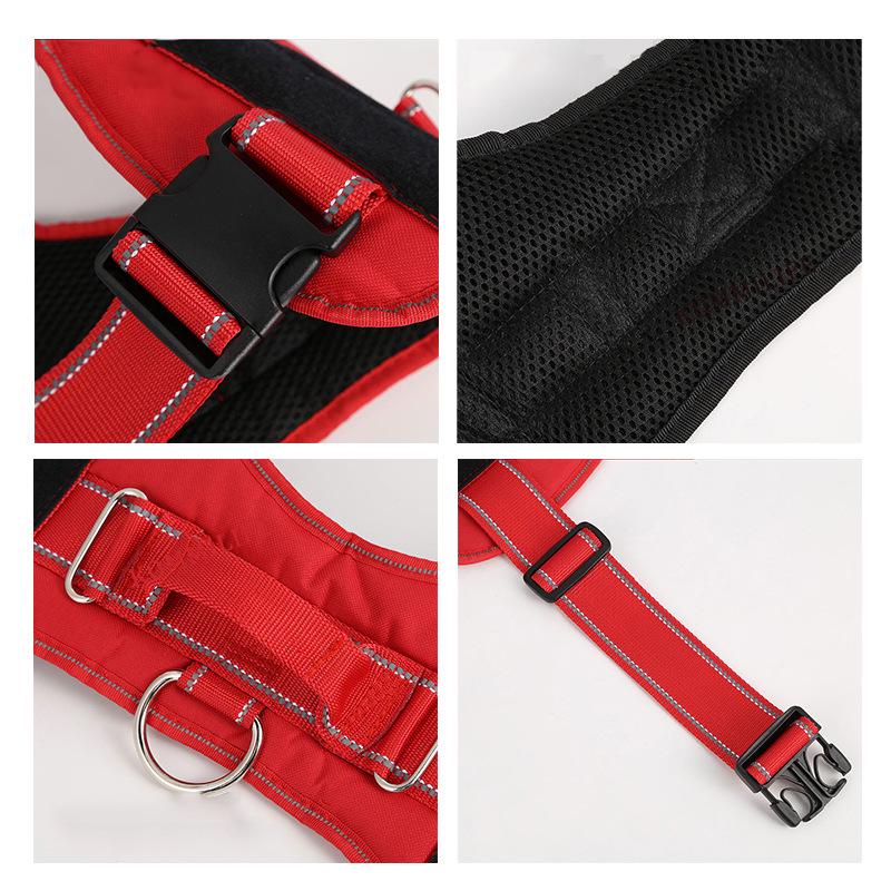 Personalized Reflective Dog Harness for Large Dogs