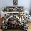 Viking-themed illustration. Bedding Duvet cover sets Duvet covers Pillowcases gifts (1 * Duvet Cover 2 * Pillowcases, without duvet insert)