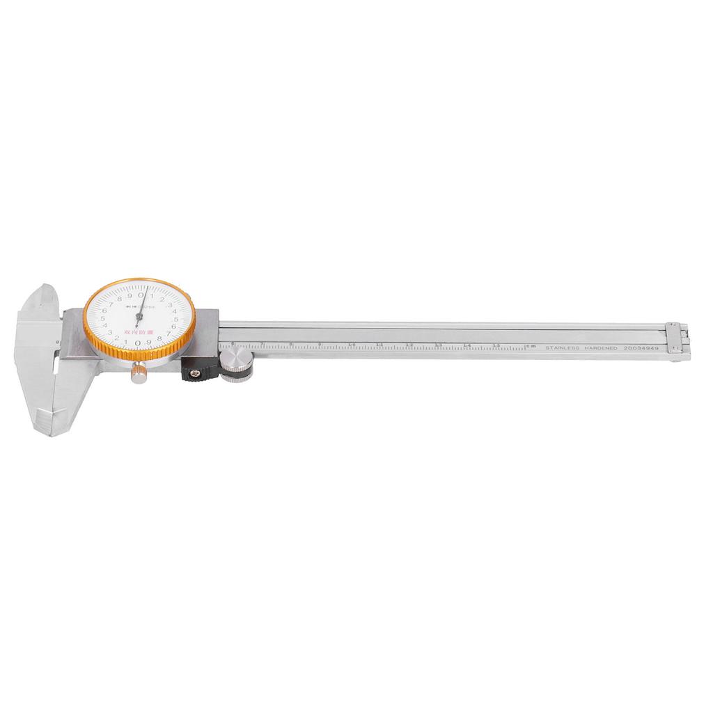 Dial Caliper Vernier 0.02 Double Shock Stainless Steel Manual Measuring Tool 0‑150mm