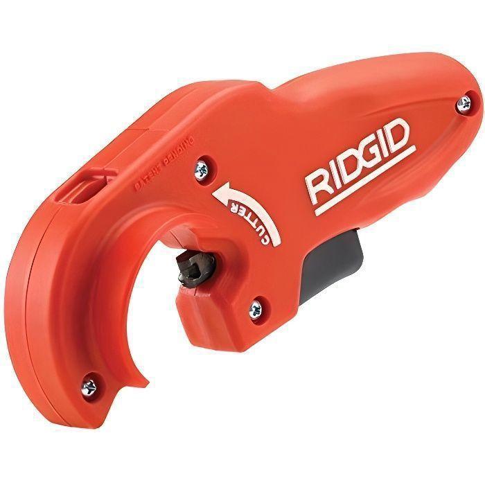 RIDGID 40868 Coupe-tubes pour tuyaux d'évacuation en plastique modèle PTEC 5000, coupe-tubes de 50 mm