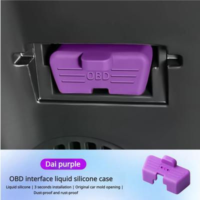 General Silicone Car Truck OBD Interface OBD Dust Cover DVR Diagnostic 16pin Plug Clogging Cap Female Dust Cover