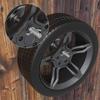 Multiple Size Spare Tire Carriers Mount Holder Support Rack Suitable for Trailers, Wall Mounted Bracket, Stainless Steel