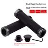 Double Lock On Bike Handlebar Grip 1Pair for Folding Bicycles Non-Slip Plastic for Safe Riding