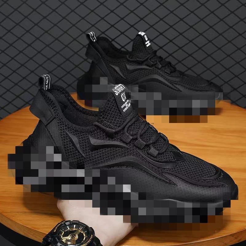 Height-increasing Casual Men's Shoes Summer New Retro Shoes Trendy Thick-soled, Lightweight and Versatile Running Breathable Sports Shoes