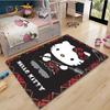 Hello Kitty kawaii Cartoon Anime Carpet for Living Room Bedroom Rug Kitchen Door Kids Un-slip Floor Mat Alfombra Birthday gift