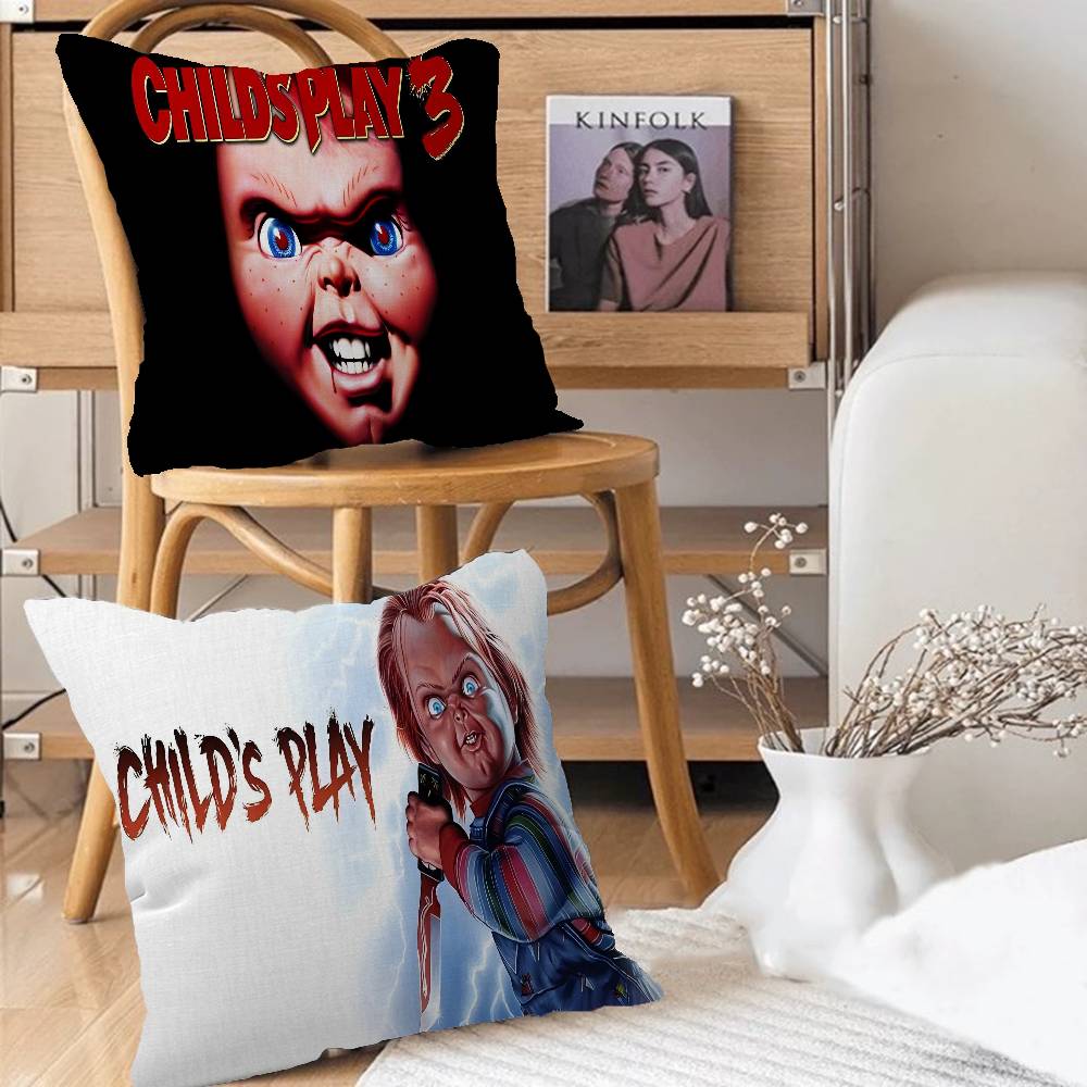C-Chucky C-Child's P-Play Cushion Cover Pillow Cover Decor Pillowcase Printed Cushion Case for Couch