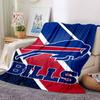 Buffalo Bills Print Flanelldecke Hohe Qualität Warm Bequem Decke für Alle Jahreszeiten Perfekt für Geschenke Heimdekoration