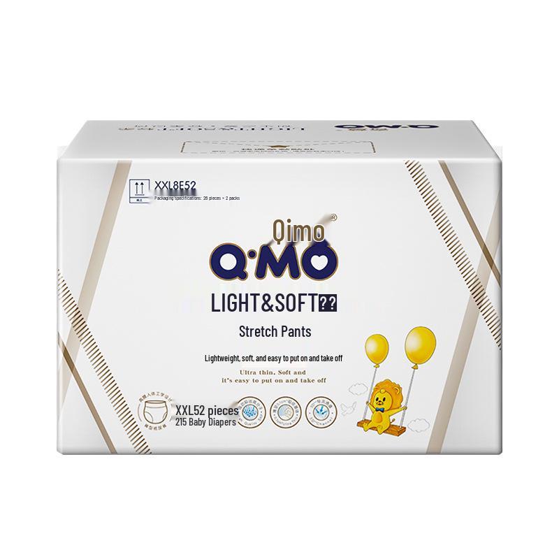 Qimo Baby Pull-up Diapers: Elastic, Breathable, and Dry in L/XXXL Sizes Pull-up Pants XXXL 48 pcs