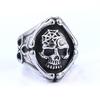 3D Skull Reaper Stainless Steel Gothic Motorcycle Ring