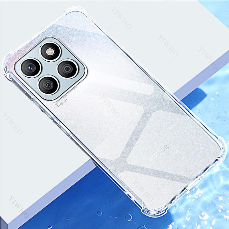 Transparente Handyhülle für Honor X8b X9b X7b Klare Rückseite Slim Weiches TPU auf Für Honor X6a X7a X8a X9a X8 X7 X6 Schützende Linse