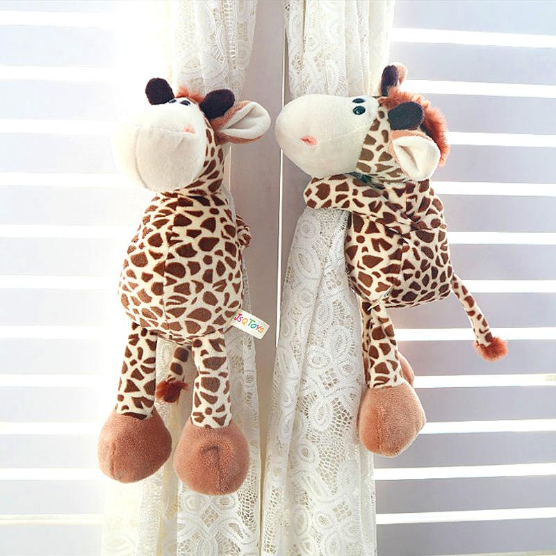 1pcs Room Jungle Tieback Forest Tie Backs Animals Curtain Holder Hooks Children Straps