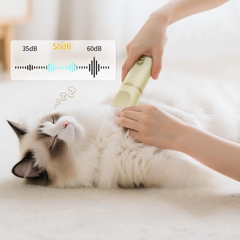 Pet Hair Trimmer Bass Pet Shaver Safe Cat Dog Shaver Dog Hair Push Clipper Electric Fader Trimmer Dog Cutting Hair Care Supplies