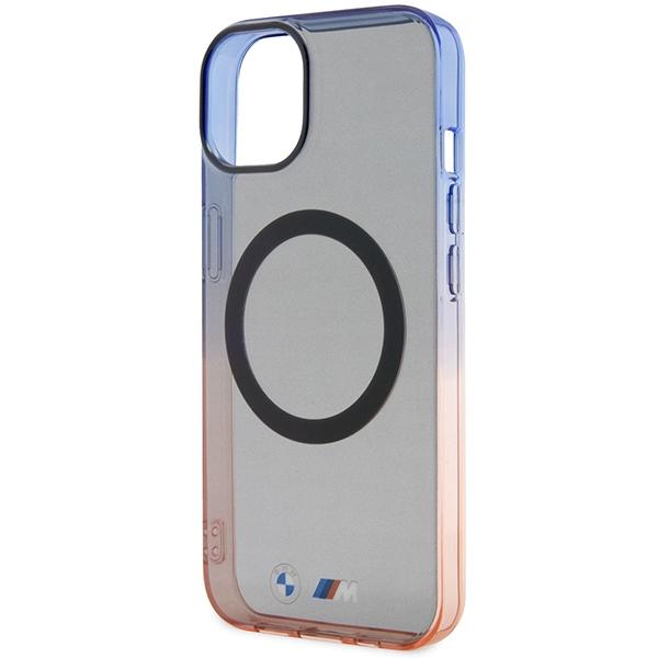 Etui do iPhone 14 Plus BMW Gradient Bumper MagSafe Szare