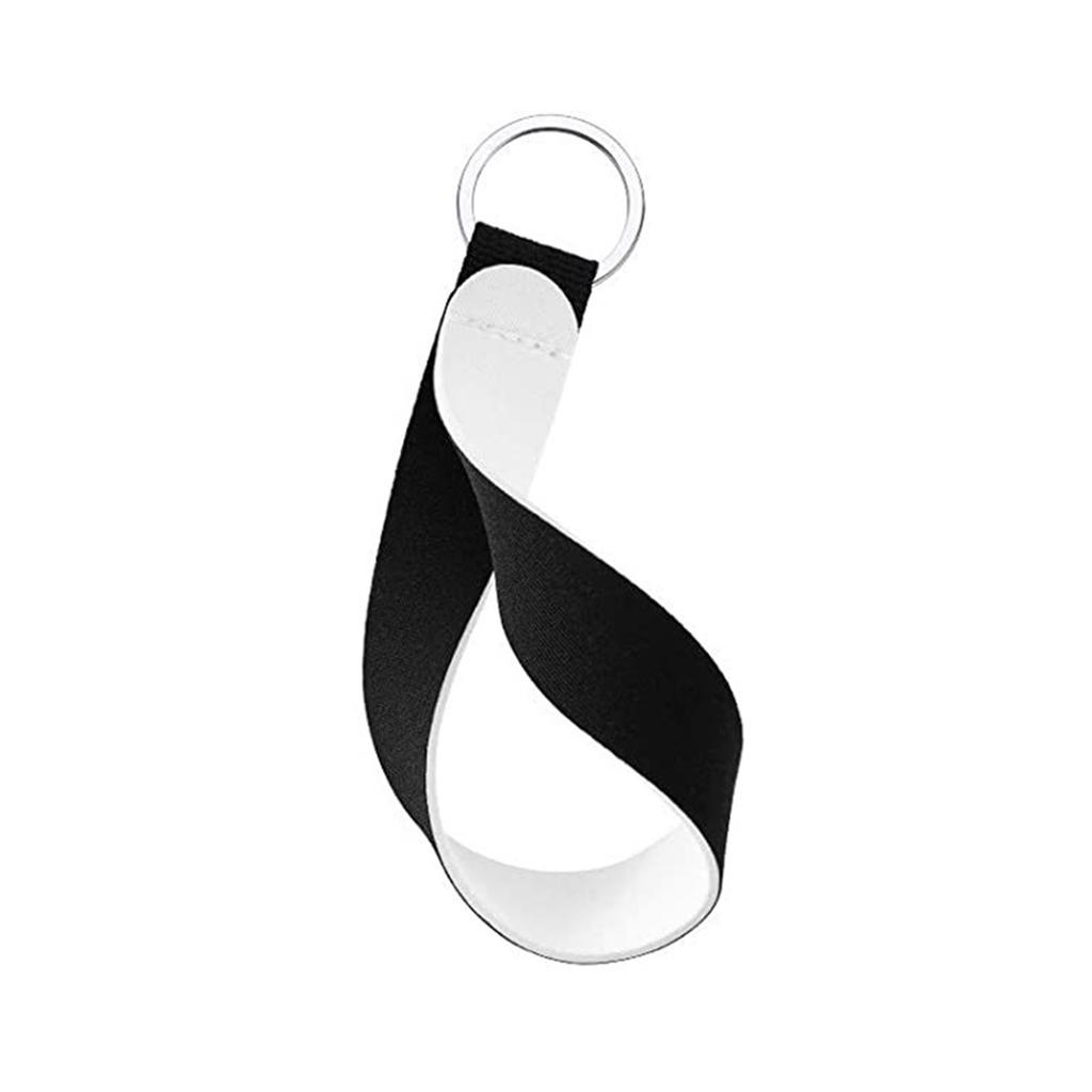 Paquete de 20 Llaveros de Muñeca de Neopreno para Sublimación Llaveros de Pulsera en Blanco Correa para la Muñeca Llavero Accesorio de Correa