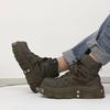 HEYANG Men's Fashion Height-Boosting Punk Boots - Thick-Soled Casual Design