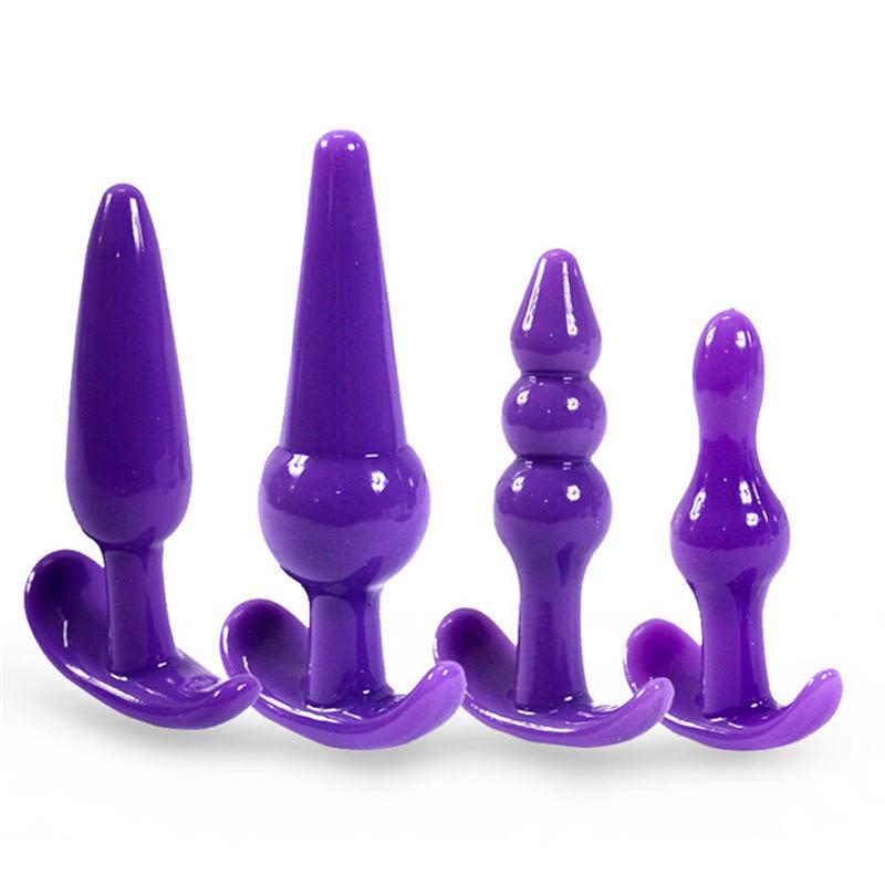 4/6 Stück/Set Sicherer Silikon Po-Plug Dildo Masturbation Anal-Plug Vaginal-Plug Sexspielzeug Für Frau Mann Anal-Dilator Spielzeug für