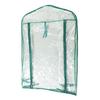 Växthusersättningsskydd Transparent PVC 69x49x92cm Mini Växtskydd för 2 Våningshyllor