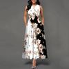 2025 New Fashion Trend Dresses Spring Summer Printed Waist Dresses Fashion Women's