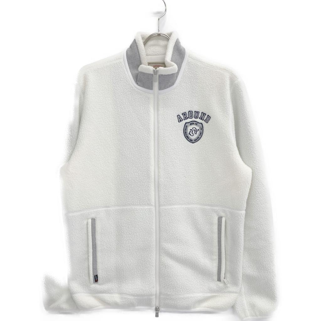 ZOY White POLARTEC THERMAL PRO fleece blouson Jacket 2 whiteUsed