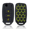 Silicone Car Key Case Key Cover For VW UP Polo Golf 6 Passat B5 Touran Caravelle Jetta Caddy Touareg For Skoda Fabia Octavia A5