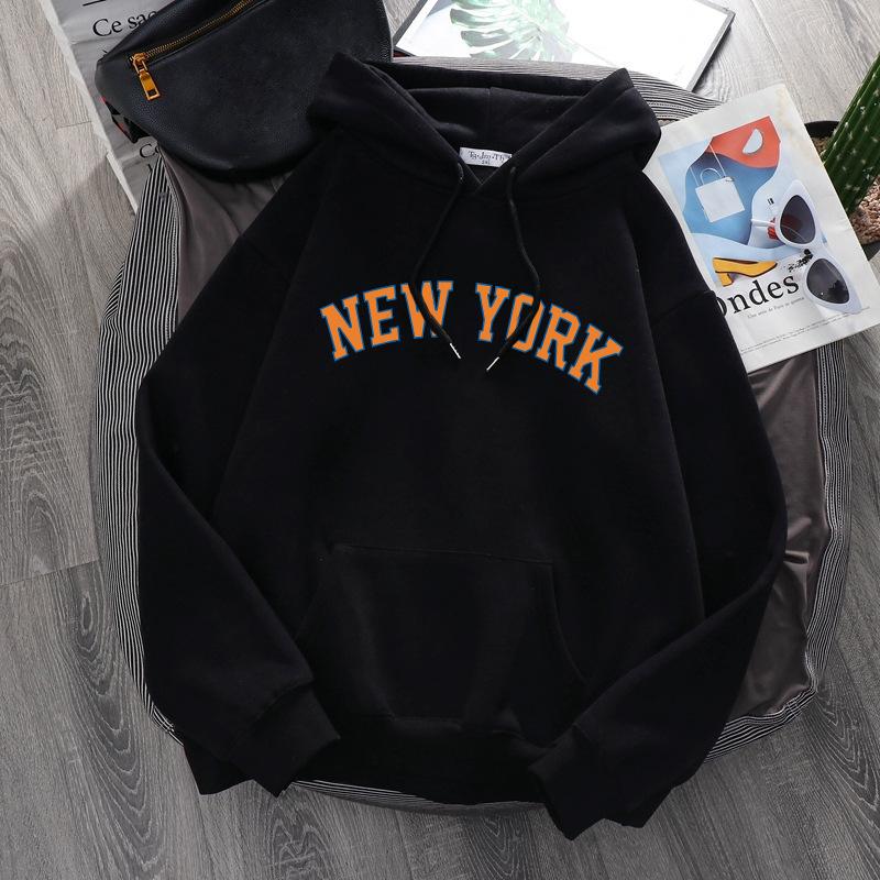 Trend pattern digital hoodie Kawaii funny couple sweater hoodie loose casual top guard
