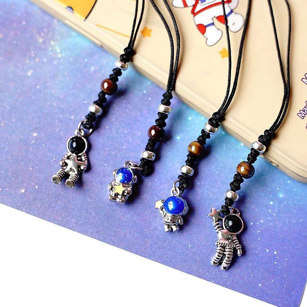 Pendant Hanging Rope Cartoon Bag Pendant Astronaut Phone Charm Astronaut Pendant Mobile Phone Strap