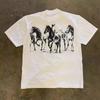 Sketch Running Horses T Shirt Men Women Cotton Graphic Printed Short Sleeve Round Neck Vintage Streetwear Summer 2026 Hot Sale