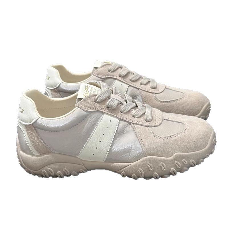 Ballet style color matching German training shoes women's 2025 new fashion versatile, comfortable and lightweight sports and leisure Forrest Gump