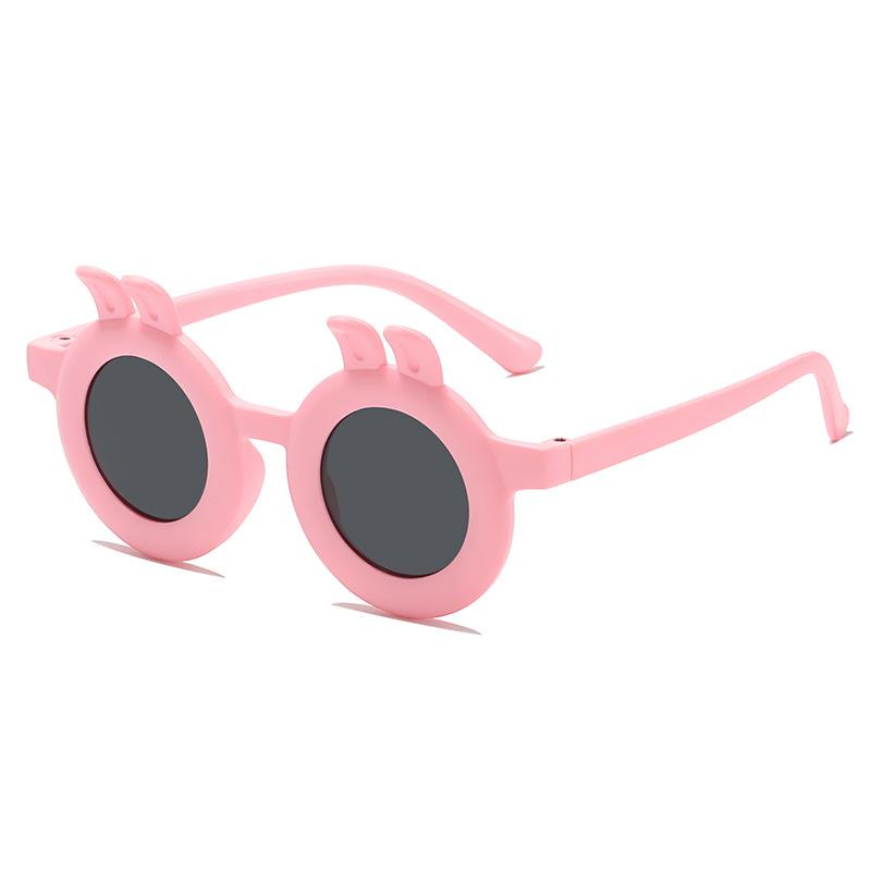 New fashion small ear rabbit children's sunglasses photo party children's sunglasses small circle baby glasses