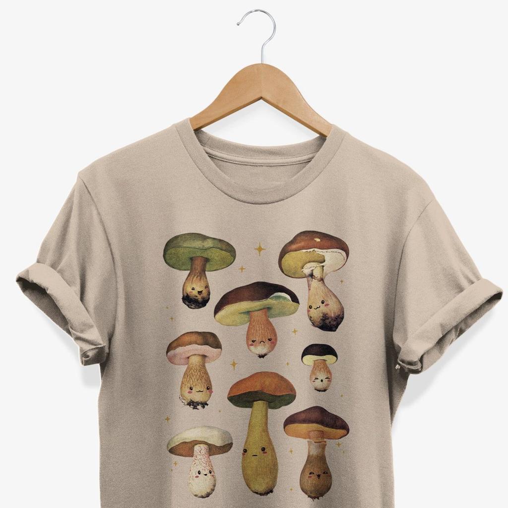 Vintage Mushroom Graphic T-Shirt | Cottagecore Tee