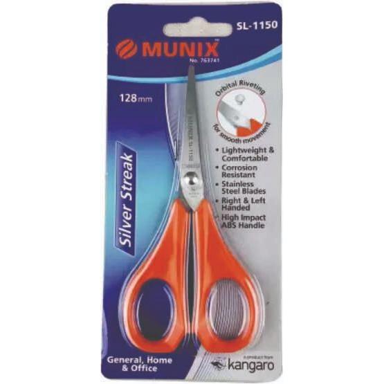 

Kangaro MUNIX Scissors SL-1150 128 mm with Orbital Riveting for Smoot Pack 1 | V JL167181423209