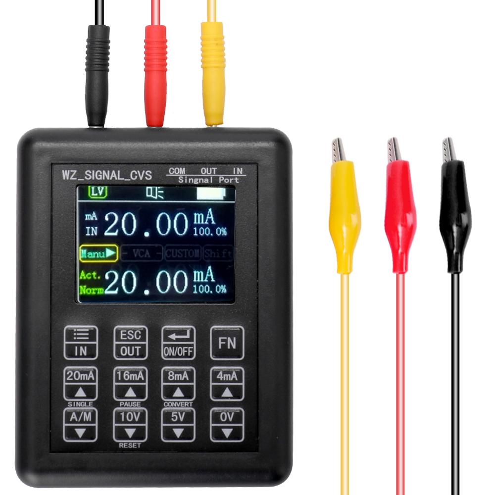 Hochpräziser einstellbarer Strom-Spannungs-Analogsimulator 0-10V 4-20mA Signalgeneratorquellen