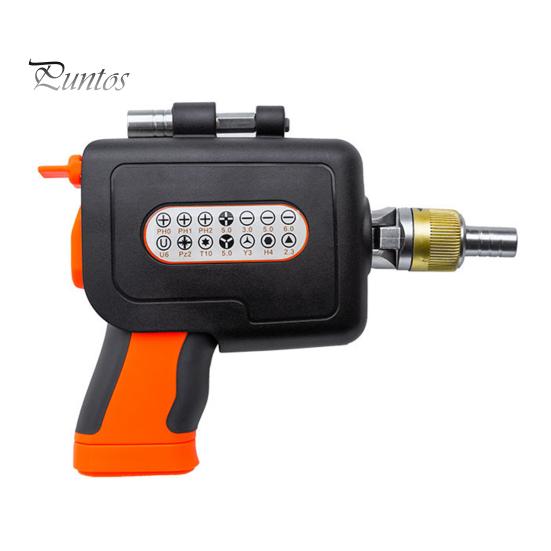 

Набор отверток с эргономичным дизайном, храповым механизмом, 180-градусной многоугольной электрической отверткой с набором магнитных бит оранжевый