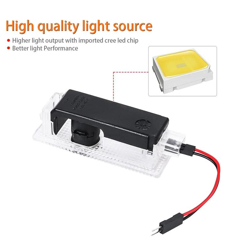 LED Car Door Welcome Logo Projector Light Accessories For Land Rover Range Rover 3 4 L322 L405 L551 2010 - 2022 2016 2017 2018 C4
