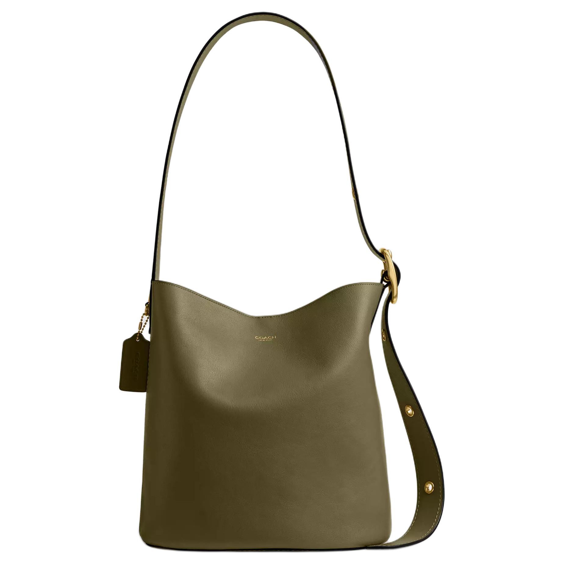

Coach Bleecker 28 Bucket Bag Women Shoulder Bag Gold Brass Olive CCC23-B4OL Basic Set (Bag+Dust Bag)