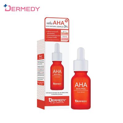 AHA Plus Serum, ein konzentriertes Gesichtsserum, wissenschaftliche Peeling-Formel für Hautzellen, 15 ml. - Thailändische Hautpflege