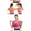 Reggiseni Sportivi da Donna Leggings Top Corto Gilet Cerniera Frontale Taglia Plus Spalline Regolabili Antiurto Palestra Fitness Atletico Reggiseno