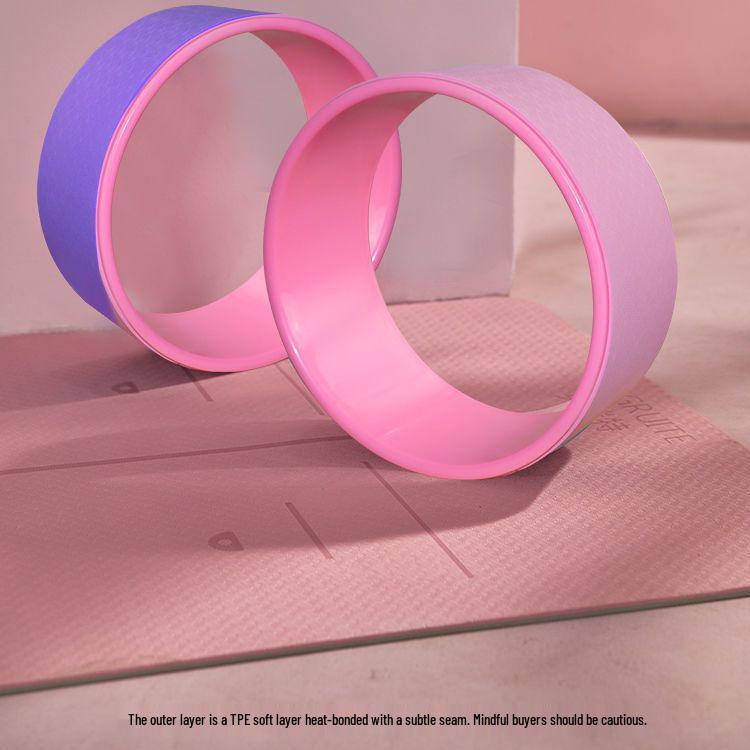 TPE Yoga Wheel: Back Opener & Waist Trainer for Beginners