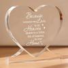 Heart-Shaped Ornament with Inspirational Quote - "Because Someone We Love Is In Heaven", Birthdays, Anniversaries, Valentine'S Day, Heart Decor, Home