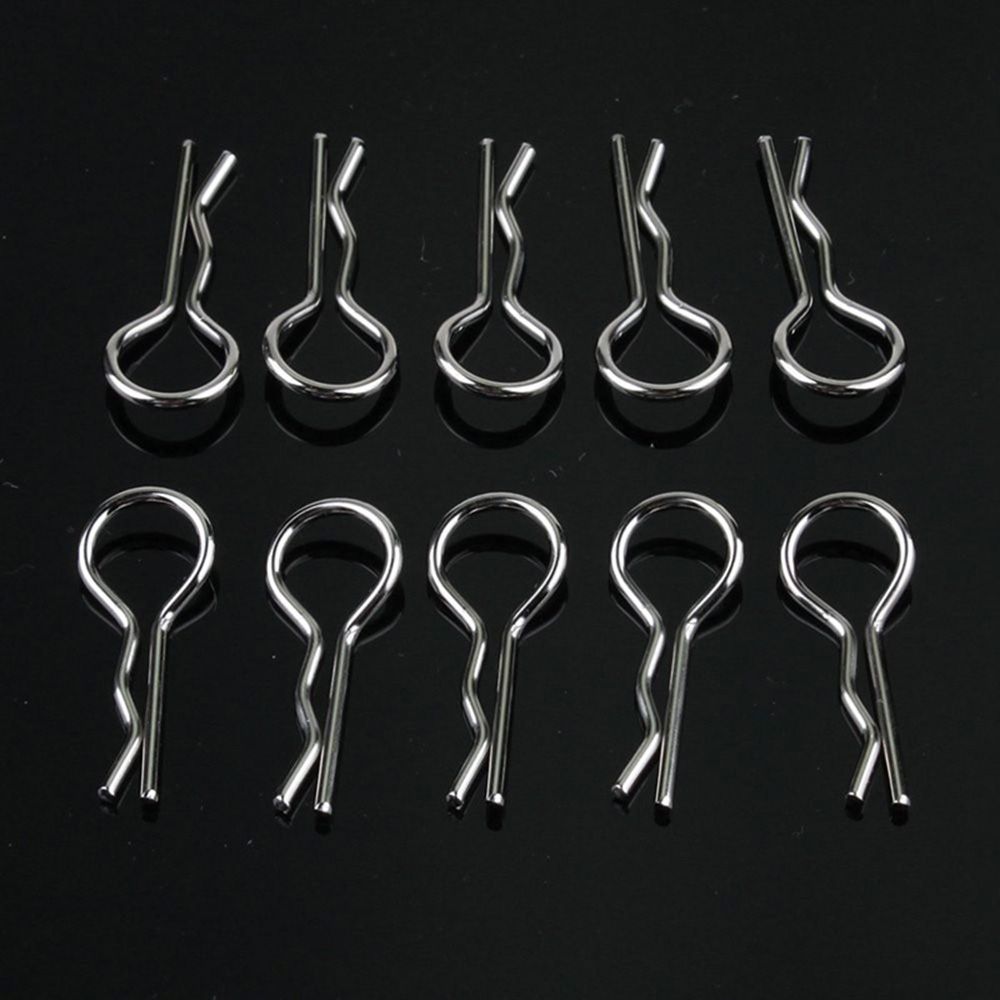 R-shaped Stainless Steel for HPI RC HSP Body Shell Bolt Clips Clip Pin 1/10 Model