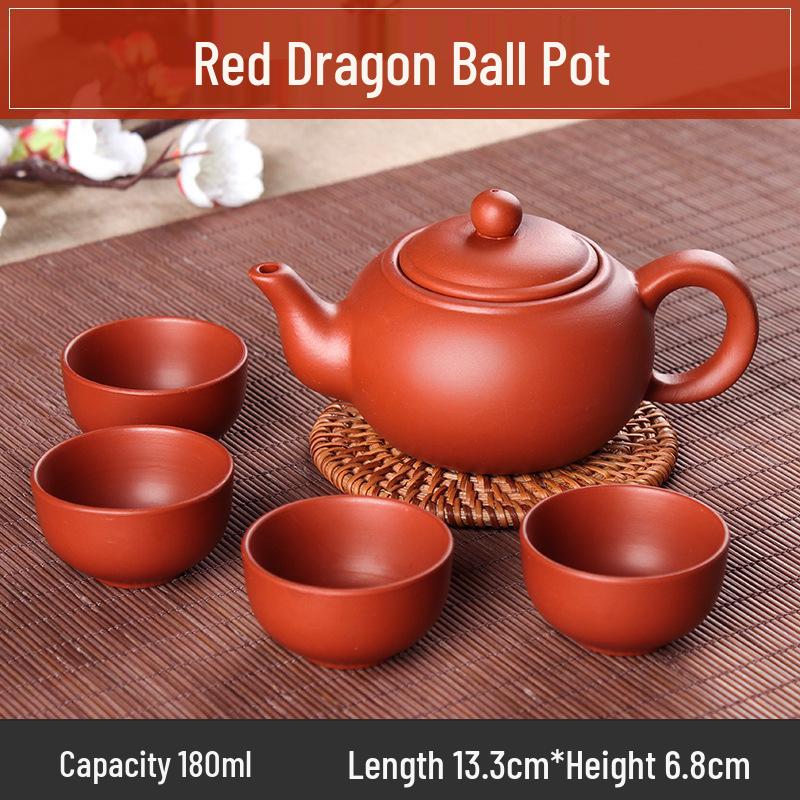 Small Capacity Yixing Xishi Pot: Handmade Purple Clay Teapot with Filter - Antique Style Kung Fu Tea Set
